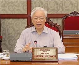 Tổng Bí thư Nguyễn Phú Trọng gửi lời thăm hỏi, động viên Đảng bộ, chính quyền và nhân dân TP Hồ Chí Minh